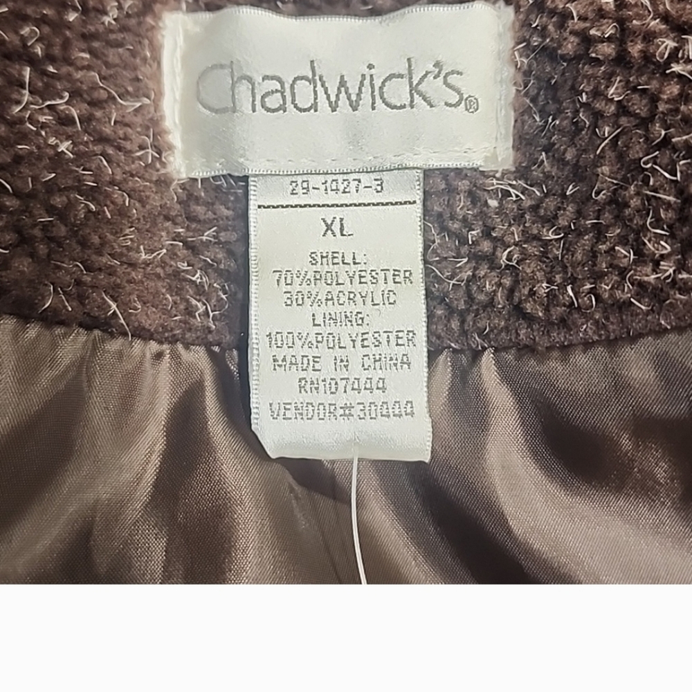 Chadwick xl nwot long wool type coat - Picture 6 of 9